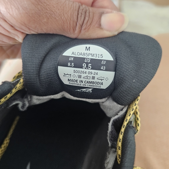 Altra Men's Lone Peak Waterproof Hiking Shoes Size 9.5 - Picture 4 of 5